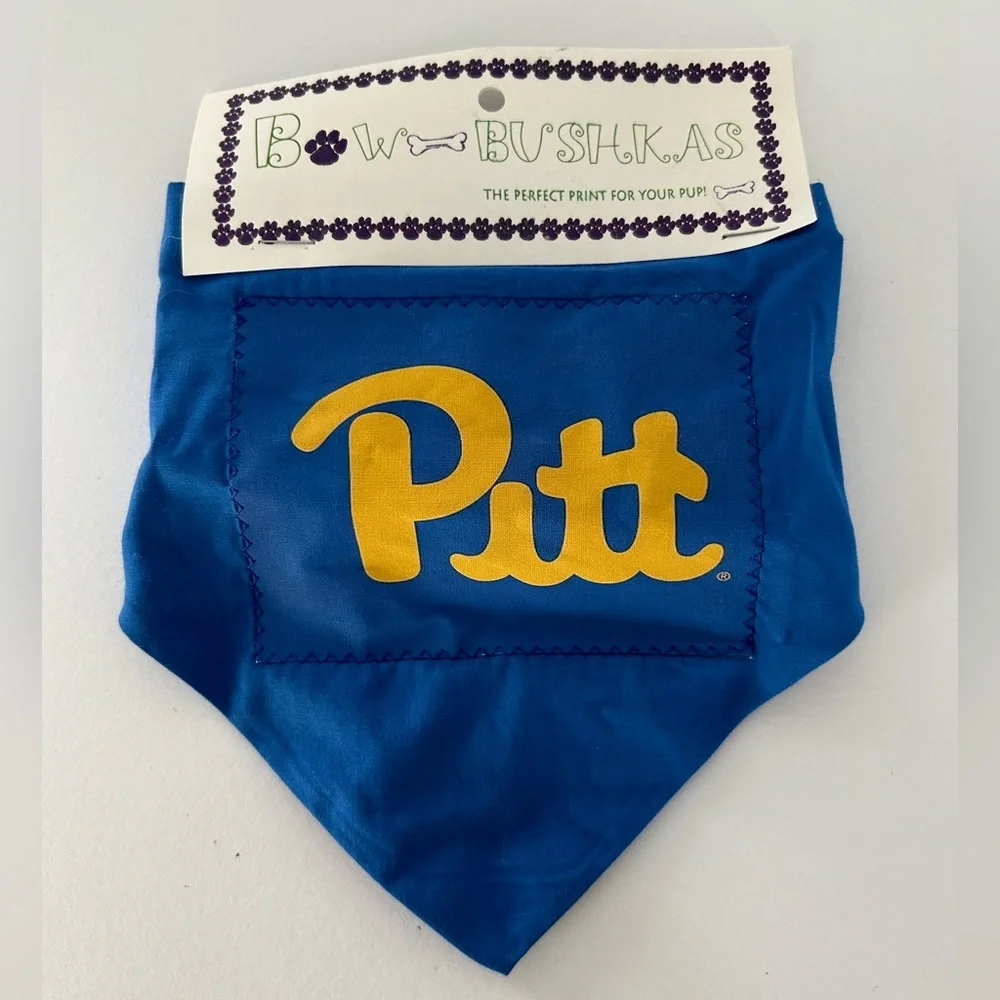 🦋 5/$25 - Dog Neck Scarf Bandana - NCAA Pittsburgh Panthers - NWT